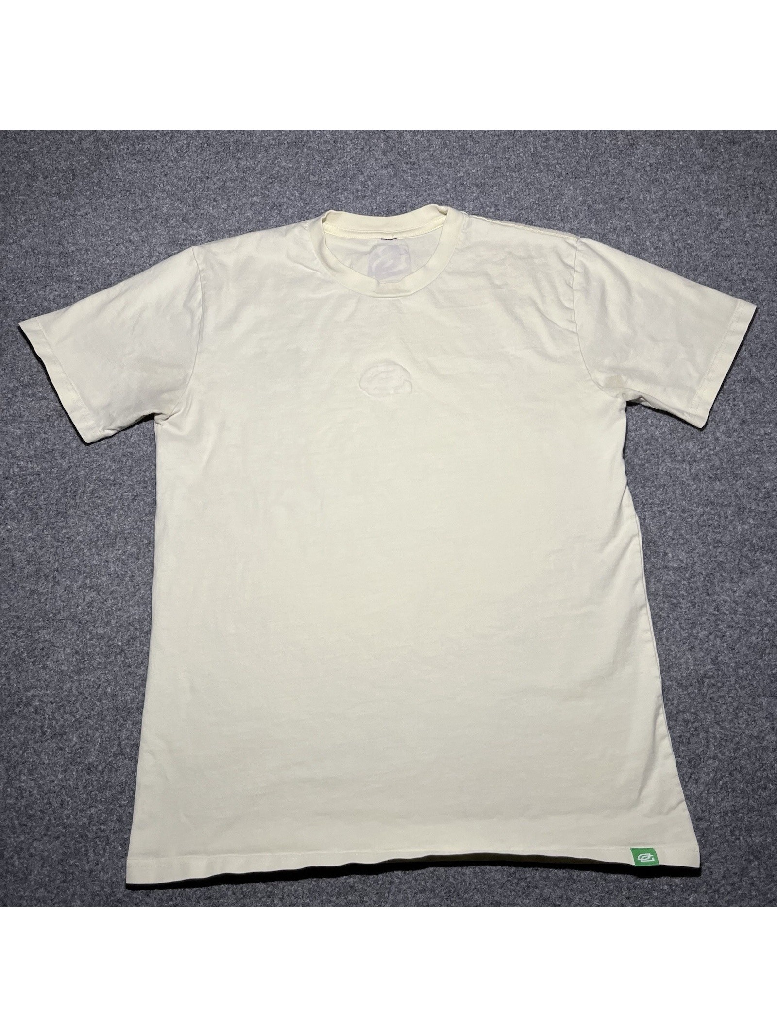 Optic Gaming T Shirt Mens Medium Ivory Crewneck Tee Game Short Sleeve Logo